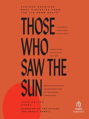 cover image of Those Who Saw the Sun